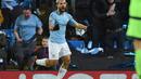 2. Sergio Aguero (Man City) - 20 gol dan 8 assist (AFP/Oli Scarff)