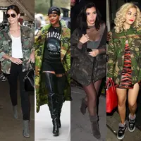 Pakain motif camo. (via: shophighsociety)