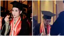 Ini adalah momen Sandrina Mazaya menerima ijazah. Meski videonya hanya beberapa detik saja, namun terekam dengan baik momen bahagia Sandrina. Kenakan toga dan jubah wisuda adalah impian semua mahasiswa, tak terkecuali dengan Sandrina Mazaya. Kerja kerasnya selesaikan tugas akhir terbayar, Sandrina tak bisa sembunyikan wajah bahagianya yang terpancar jelas. (Liputan6.com/IG/@sandrinamazayya)