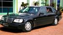 Mercedes-Benz S600 W140 ini dibeli untuk menggantikan mobil sebelumnya di tahun 1994 saat masih kepemimpinan Bapak Soeharto. Mobil ini terus digunakan oleh B.J. Habibie, Abdurrahman Wahid, Megawati, hingga Susilo Bambang Yudhoyono (SBY). Kaca dan body anti peluru, ban yang bisa berjalan hingga 60 km dalam keadaan kempes. Selain itu, mobil dinas ini tahan terhadap serangan mortir atau granat. (Source: liputan6.com)