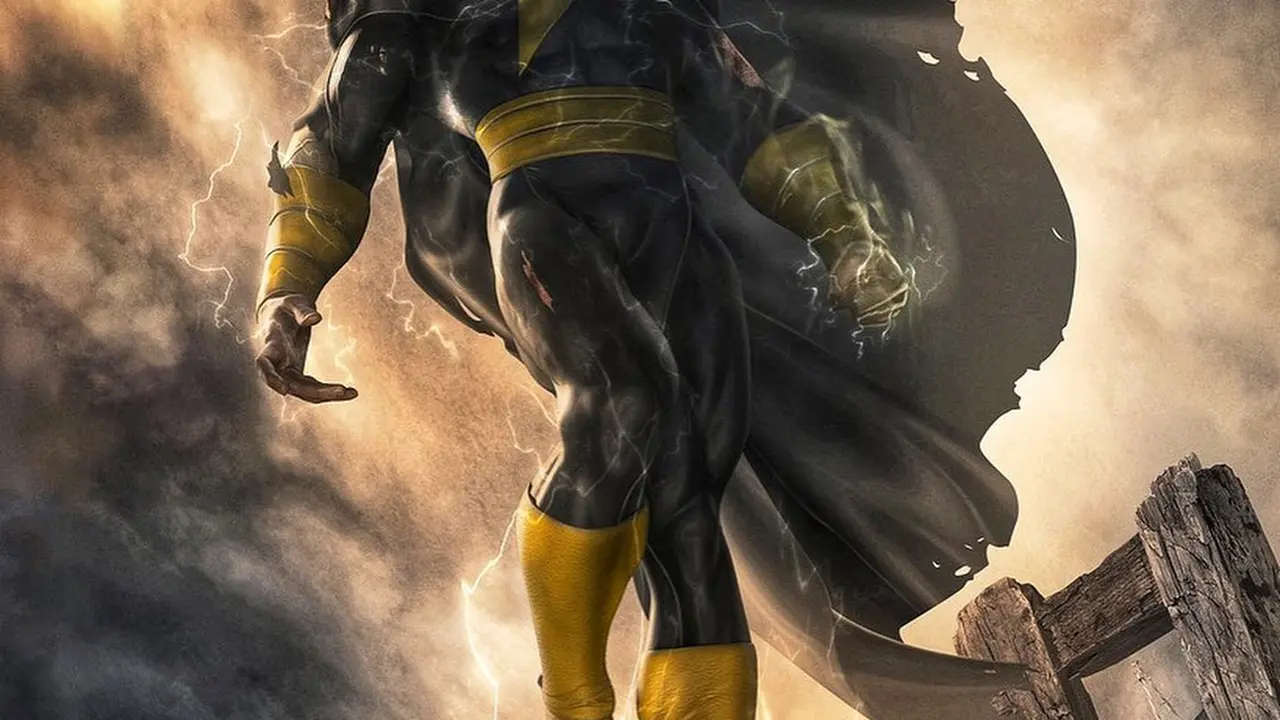 Black Adam (Instagram/  therock. Gambar oleh: Jim Lee (@jimlee) dan bosslogic, DC Comics/ Warner Bros)