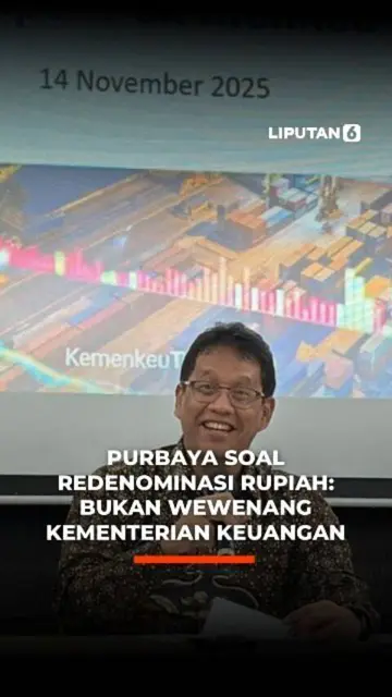 Purbaya Soal Redominasi Rupiah: Bukan Wewenang Kementerian Keuangan