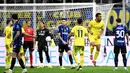 Menjamu Lazio di pekan ke-37 Serie A 2024/2025, Inter Milan dipaksa bermain imbang dengan skor 2-2. (Nicolo Campo/AFP)