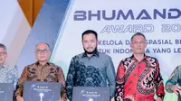 Pemerintah Kota Padang Panjang meraih penghargaan Simpul Jaringan Terbaik Bhumandala Nawasena dari  Badan Informasi Geospasial (BIG), Jumat (25/11) malam. (Foto: Istimewa)