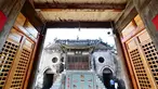 Bangunan-bangunan kuno di Kota Jingziguan, Wilayah Xichuan, Provinsi Henan, China tengah (25/8/2020). Kota Jingziguan terletak di perbatasan provinsi Henan, Hubei, dan Shaanxi. (Xinhua/Feng Dapeng)