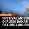 Warga di berbagai kota di Rusia merayakan hari terakhir Maslenitsa atau Pekan Pancake dengan festival meriah.