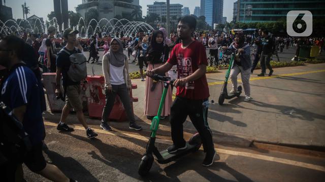 Skuter Listrik Dilarang Digunakan Saat CFD
