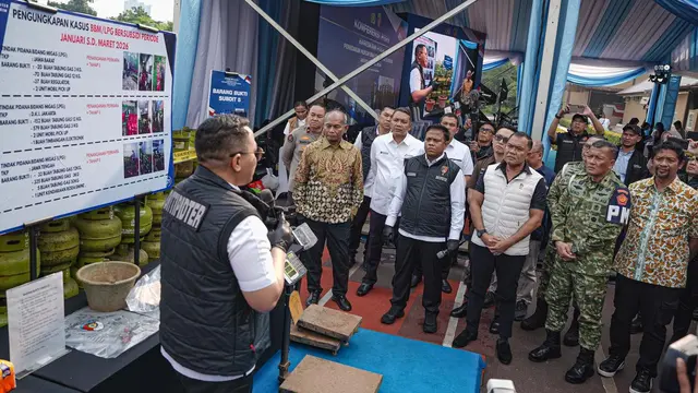 Konferensi pers Bareskrim Polri: Penegakan Hukum BBM dan Elpiji Subsidi, Selasa, 7 April 2026. (Foto: Pertamina)