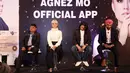 Agnes Mo membuat aplikasi ‘Agnes Mo App’ bekerjasama dengan Escape, yakni perusahaan asal Amerika Serikat. Agnes pun berharap ia dan fans akan lebih dekat dan sering berinteraksi melalui aplikasi ini. (Nurwahyunan/Bintang.com)