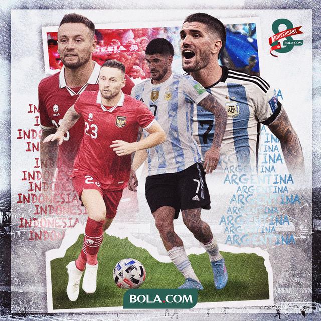 Ilustrasi - Marc Klok vs Rodrigo de Paul