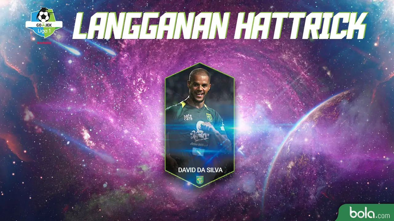 Langganan Hattrick David da Silva Liga 1 2018