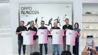 Media Gathering OPPO Run 2024 Bersama BRImo di Gandaria City, Jakarta Selatan, Jumat, (20/9/2024).