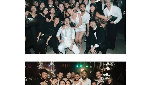 After party pernikahan Angga Yunanda dan Shenina Cinnamon. (credit:instagram.com/angga)