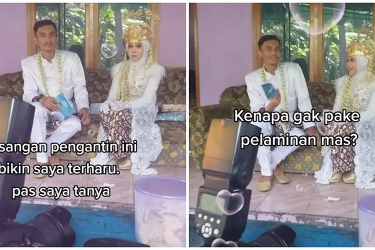 Pasangan Ini Memilih Menikah Sederhana Tanpa Pelaminan, Alasannya Bikin Haru