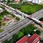 Proyek Light Rail Transit (LRT) Jakarta Fase 1B Velodrome-Manggarai yang dibangun PT Wijaya Karya (Persero) Tbk (WIKA) akan segera rampung. (Dok WIKA)