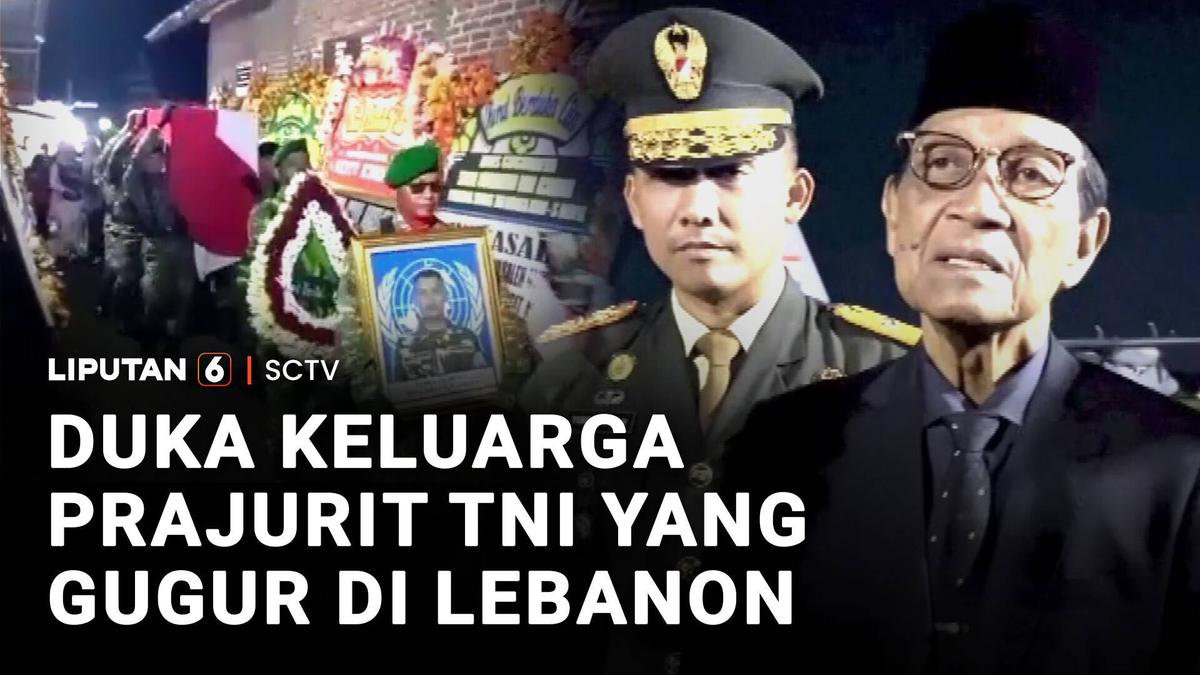 Momen Haru Jenazah Prajurit TNI yang Gugur di Lebanon Tiba di Rumah Duka
