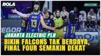 Jakarta Electric PLN Mobile menang 3-0 atas Medan Falcons pada Kamis (12/2/2026) di GOR Utama Bojonegoro dalam lanjutan Proliga 2026. Kemenangan ini membuka peluang Electric PLN lolos final four setelah tampil dominan sepanjang pertandingan.