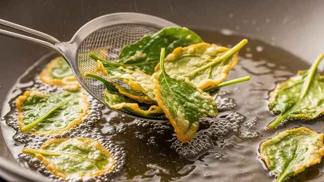 Cara Membuat Keripik Daun Bayam