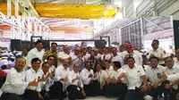 PT Barata Indonesia (Persero) meresmikan Workshop baru Heavy Machining Center (HMC) (Foto:Liputan6.com/Dian Kurniawan)