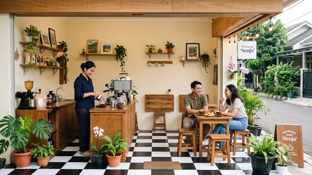 Desain Warung Kecil Depan Rumah