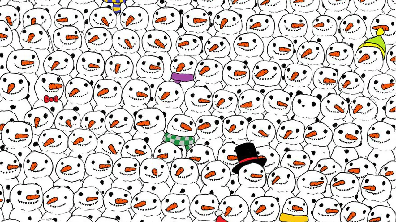 Game: Di Antara Ratusan Boneka Salju, Bisakah Kamu Temukan Panda?