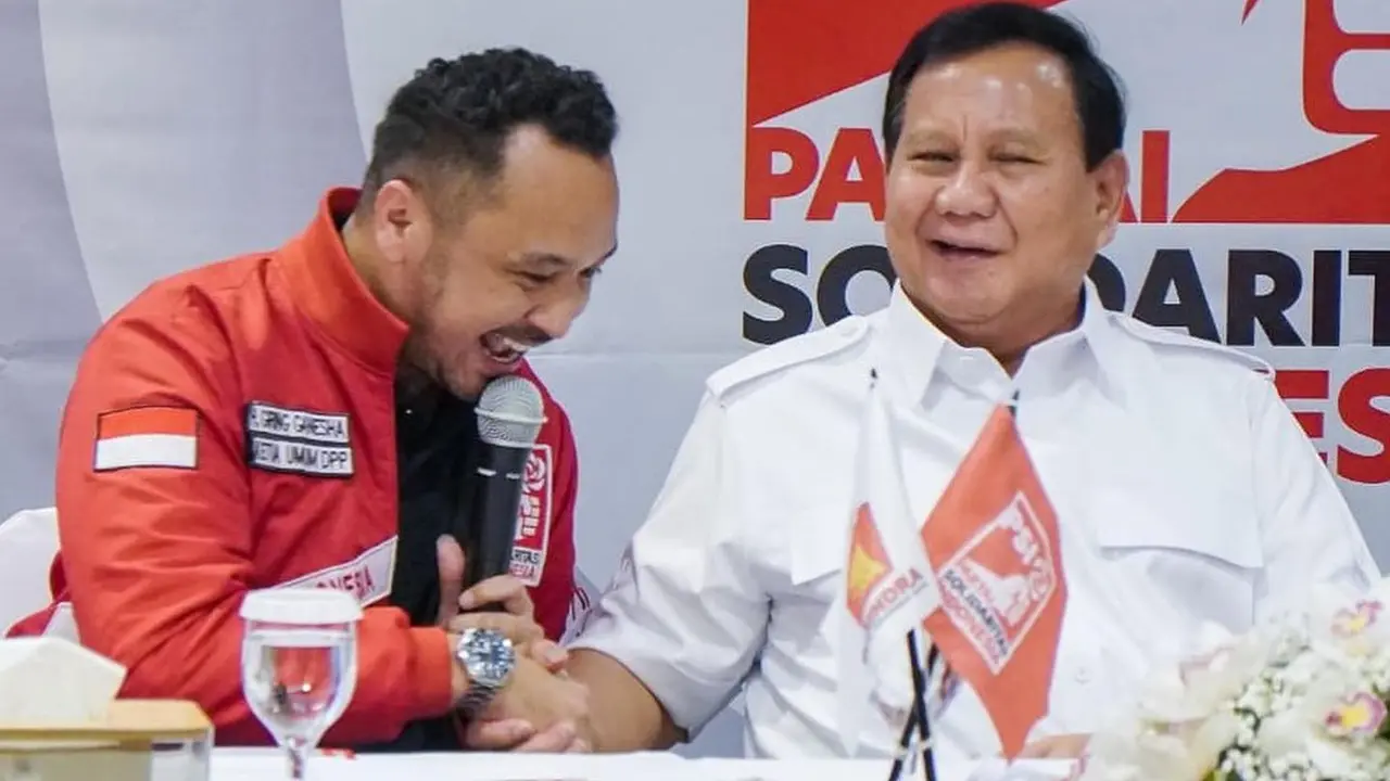 Giring Ganesha dan PSI Dikunjungi Prabowo Subianto
