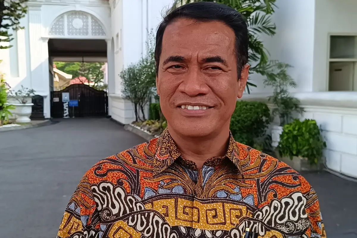 Mantan Menteri Pertanian Andi Amran Sulaiman di Istana Kepresidenan Jakarta, Jumat (15/9/2023).