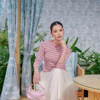 Alyssa Daguise tampil bak barbie di Dioriviera Bali. [@alyssadaguise]