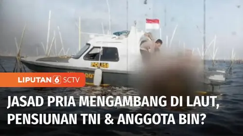 VIDEO: Geger! Jasad Pria Ditemukan di Perairan Marunda, Ternyata Pensiunan TNI dan Anggota BIN