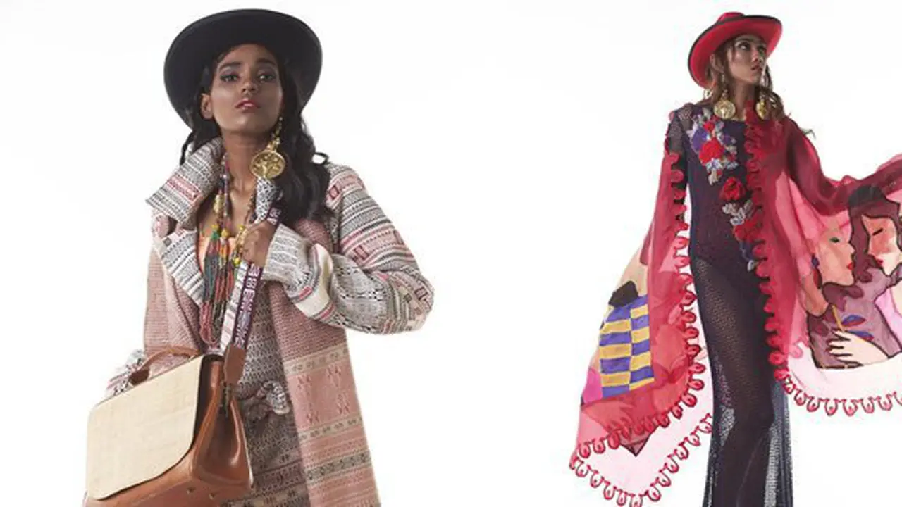 Koleksi fashion dengan sentuhan budaya Toba./Copyright Vemale
