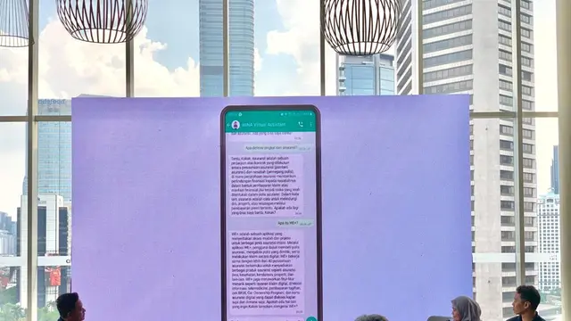 Perusahaan insurance technology (insurtech) WE+ memperkenalkan berbagai fitur digital yang telah dikembangkan di Media Sharing Session dengan tema Ordinary People with Extraordinary Protection, Rabu (29/11/2023). (Dok WE+)