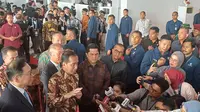Presiden Joko Widodo (Jokowi) meresmikan ekosistem baterai dan kendaraan listrik Korea Selatan milik PT Hyundai LG Industry (HLI) Green Power di Karawang New Industry City (KNIC), Jawa Barat. (Foto: Liputan6.com/Maulandy RM)