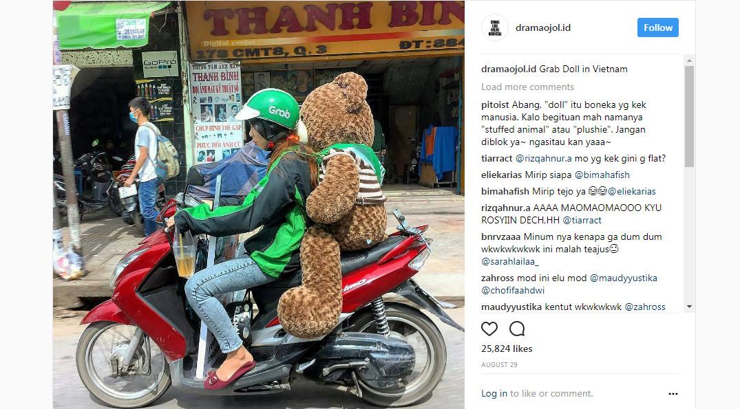 10 Potret Perjuangan Ojek Online Antarkan Barang Unik dan 