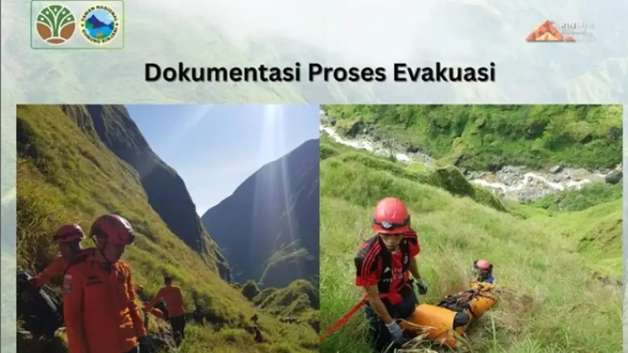 Turis Malaysia yang Terpisah dari Rombongan di Gunung Rinjani Ditemukan Meninggal Dunia.  foto: (dok.Instagram @btn_gn_rinjani/https://www.instagram.com/p/DJOb8wqzE0A/Henry)