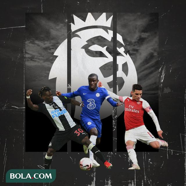 Christian Atsu, N'Golo Kante dan Lucas Torreira