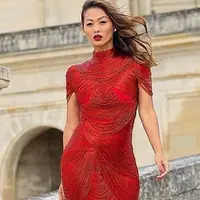 Indah Kalalo selalu tampil fashionable. (Innstagram/indahkalalo)