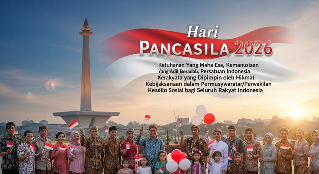 Caption Hari Pancasila dengan Pesan Persatuan