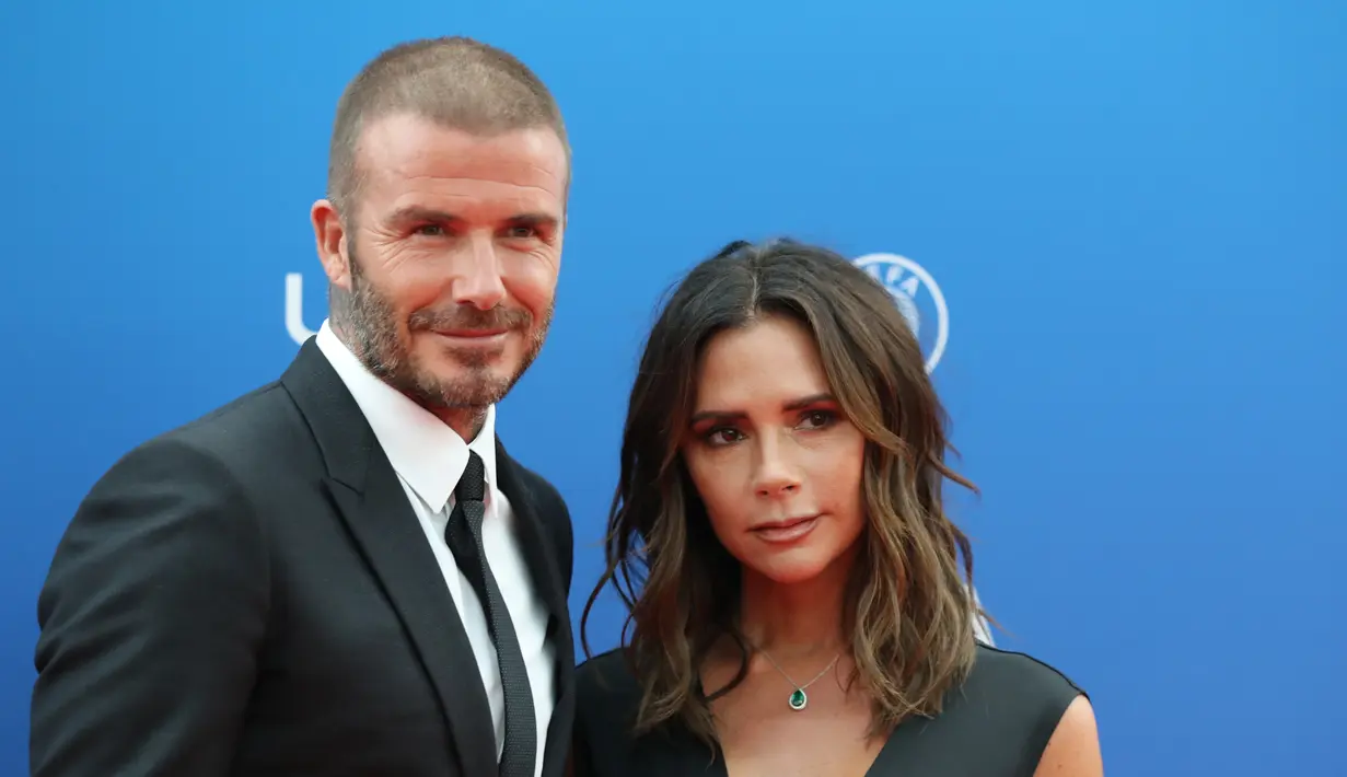 Rumah tangga Victoria Beckham dan David Beckham sering kali dihinggapi oleh rumor perceraian. (VALERY HACHE / AFP)