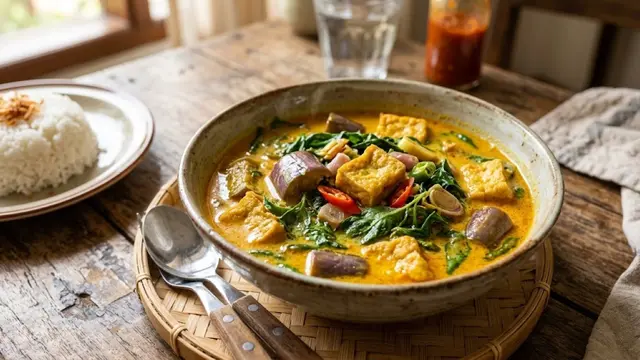 Resep Kuah Santan Terong, Tahu, dan Kemangi