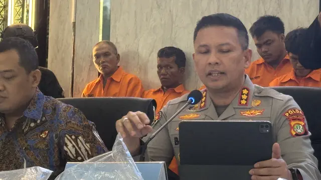 Kabid Humas Polda Metro Jaya Kombes Pol Budi Hermanto saat konferensi pers, Jumat (22/5/2026). (Liputan6.com/Ady Anugrahadi)