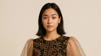 Model Dress Batik Kombinasi Lengan Organza/AI
