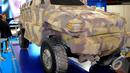 Sebuah mobil tempur dipamerkan saat Indo Defence 2014 berlangsung di JIExpo, Jakarta, Kamis (6/11/2014) (Liputan6.com/Faisal R Syam)