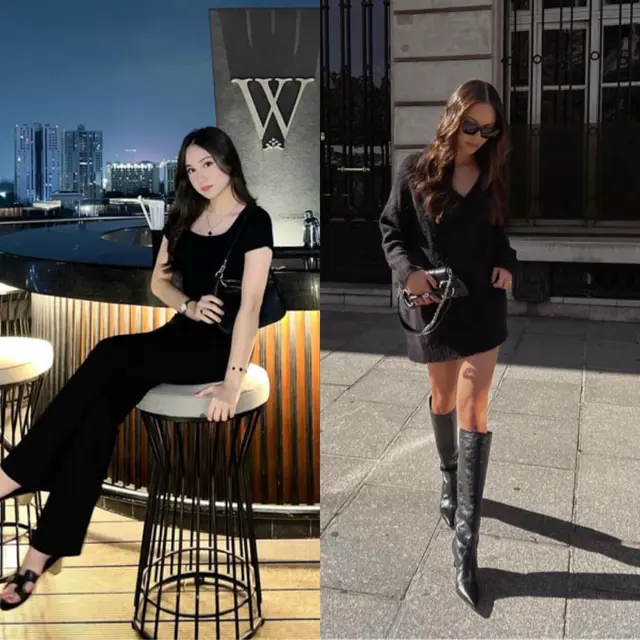 Adu Gaya Laura Moane dan Alyssa Daguise. [@its_lauramoane2/@alyssadaguise]