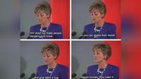 Kutipan ucapan Princess Diana tentang pengidap HIV AIDS. (Dok: Twitter @Diana6197Davis)
