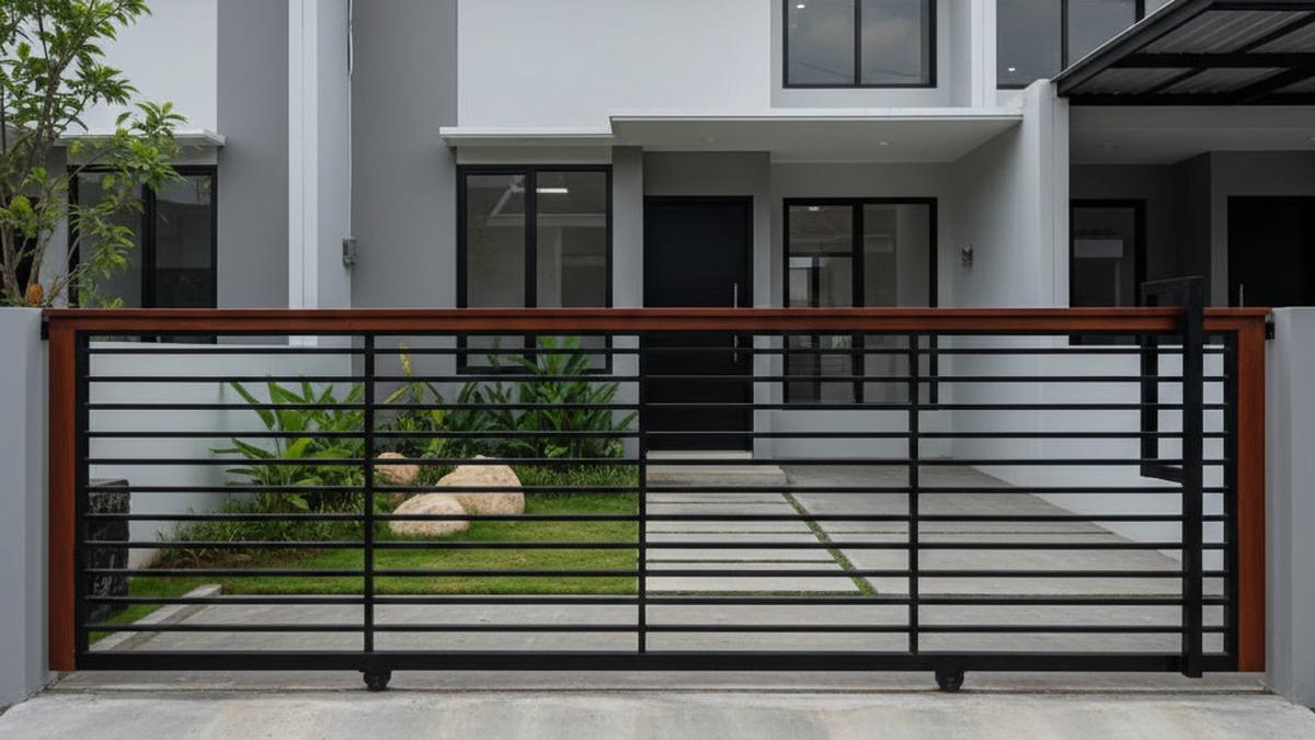 7 Model Pagar Rumah dari Rangka Besi Bekas jadi Desain Industrial Modern, Ramah Lingkungan