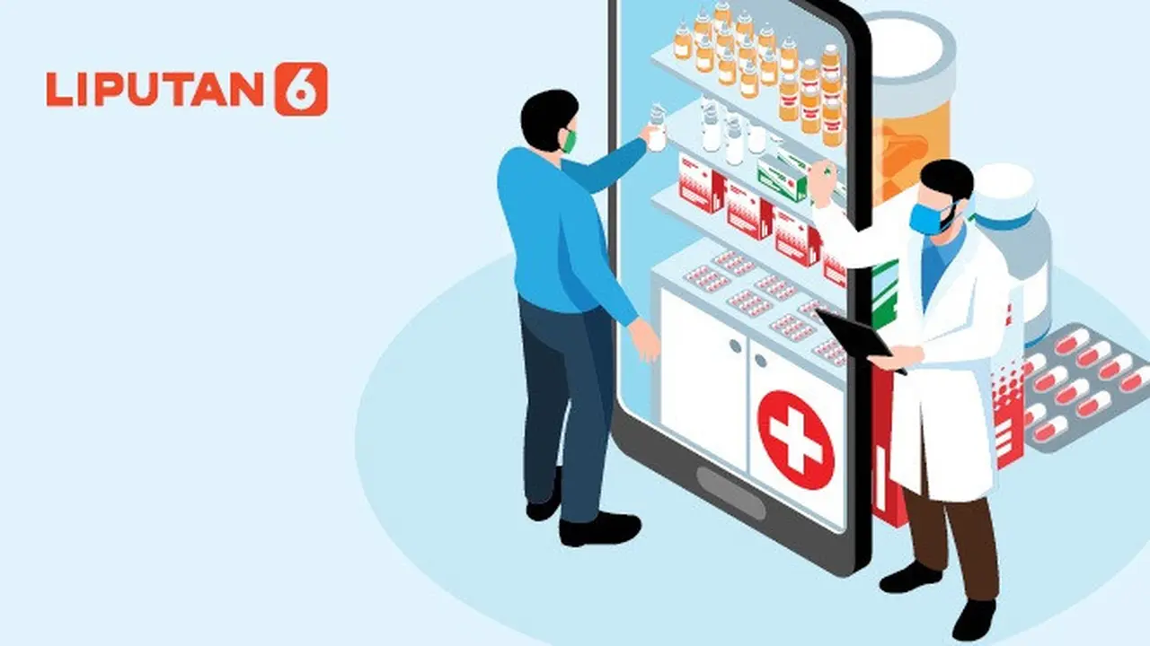 Banner Infografis Alur Telemedicine dan Obat Gratis untuk Pasien Isoman Covid-19. (Liputan6.com/Abdillah)