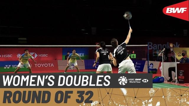 Berita video full match kemenangan ganda putri Indonesia, Greysia Polii / Apriyani Rahayu pada babak I di Thailand Terbuka 2021, Rabu (13/1/2021).