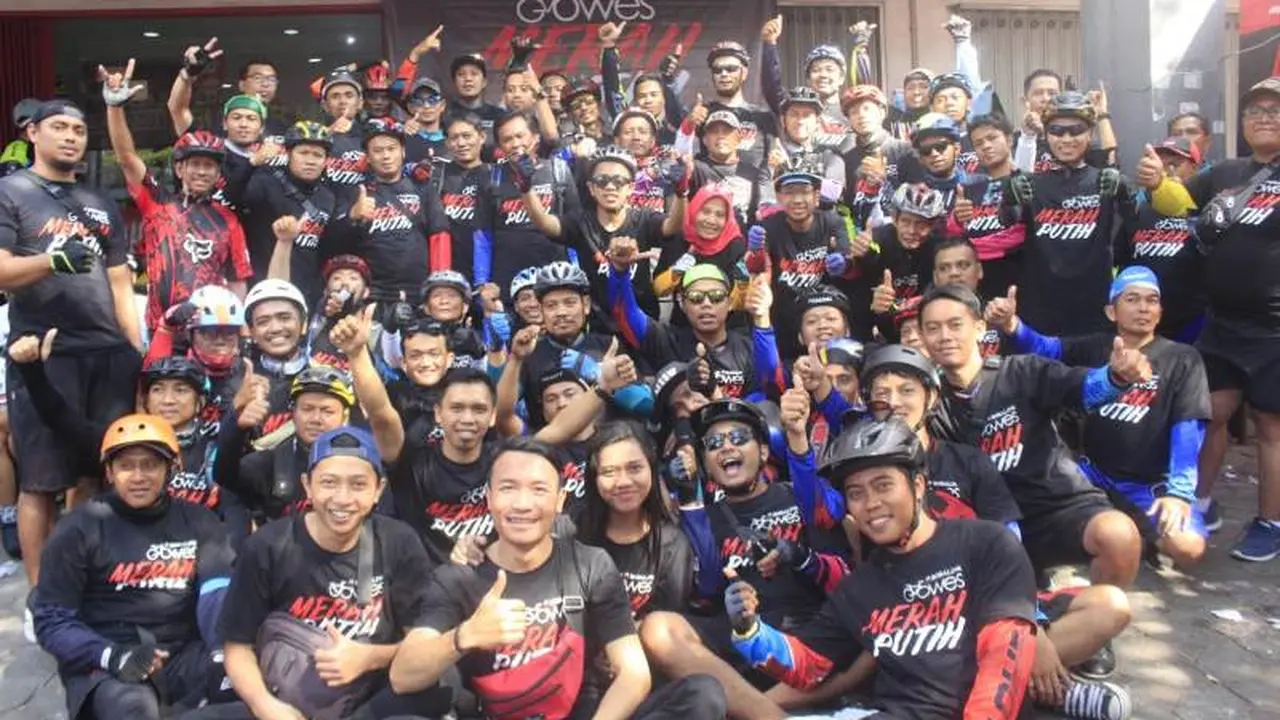 Gowes Merah Putih, Wujud Kompak Persatuan Bangsa Indonesia