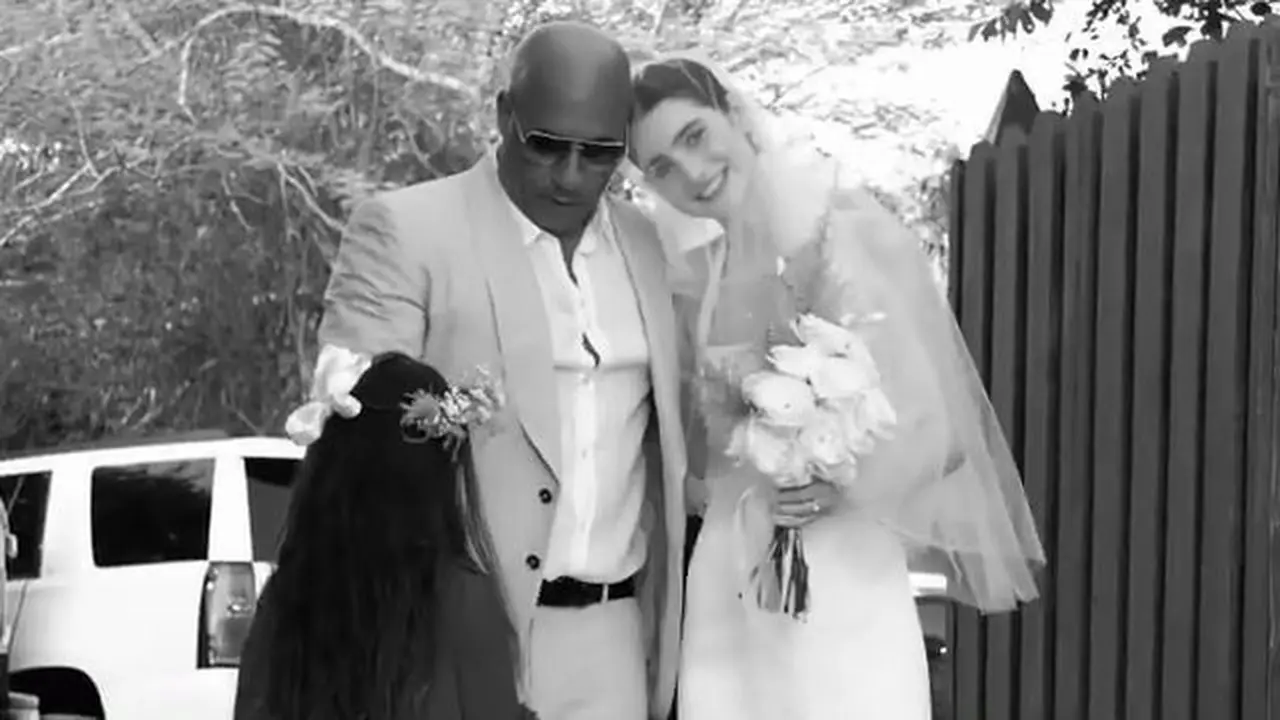 7 Momen Pernikahan Putri Mendiang Paul Walker yang Didampingi Vin Diesel