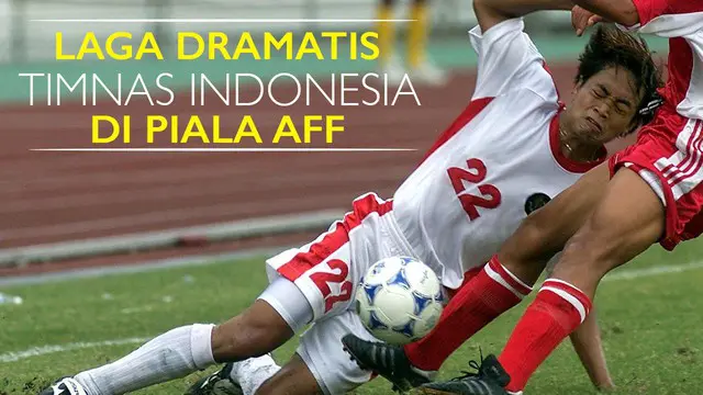 Video laga dramatis Timnas Indonesia vs Vietnam di semifinal Piala AFF tahun 2000 yang layak dikenang.